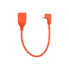 USB Female A to Micro USB Adapter - Orange - Image 3